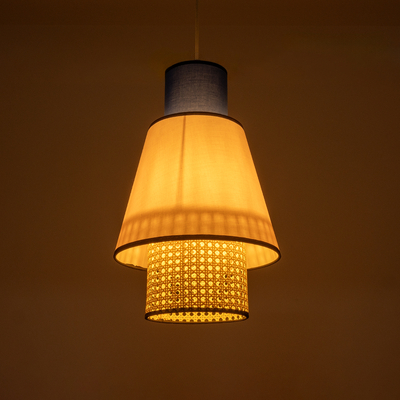 GLOBOSTAR® SAIGE 01921 Boho Κρεμαστό Φωτιστικό Οροφής με Ντουί 1 x E27 AC 220-240V IP20 - Πολύχρωμο - Μ30 x Π30 x Υ48cm