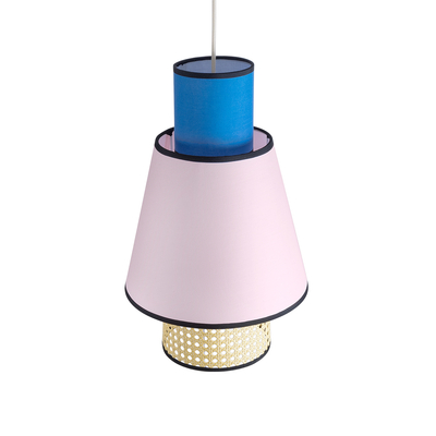 GLOBOSTAR® SAIGE 01921 Boho Κρεμαστό Φωτιστικό Οροφής με Ντουί 1 x E27 AC 220-240V IP20 - Πολύχρωμο - Μ30 x Π30 x Υ48cm