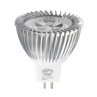 GLOBOSTAR® TRIBOO 76021 Σποτ GU5.3 MR16 LED 3W 280lm 30° DC 12V IP20 Φυσικό Λευκό 4500K - Μ5 x Π5 x Υ5.2cm - 3 Χρόνια Εγγύηση