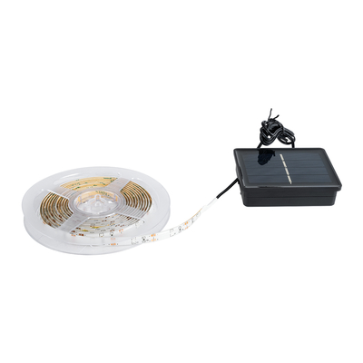 GloboStar® SOLAR LEDSTRIP 70421 Αυτόνομο Ηλιακό Σετ Ταινία LED 3m 3W/3m 90LED 2835 SMD 30lm/m 120° με Ενσωματωμένα Προγράμματα Λειτουργίας - Αδιάβροχο IP65 - RGB - Μ300 x Π0.8 x Υ0.3cm - 2 Χρόνια Εγγύηση