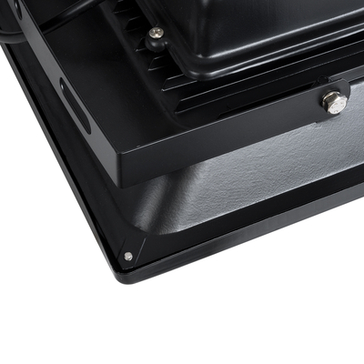 GLOBOSTAR® RGBFLOOD 75602 Προβολέας με IR Ασύρματο Χειριστήριο LED 50W 3250lm 120° AC 220-240V Αδιάβροχο IP66 Πολύχρωμο RGB Dimmable - Μαύρο Ματ - Μ28.5 x Π23.5 x Υ10cm - 2 Χρόνια Εγγύηση