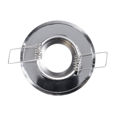 GLOBOSTAR® DELTA 77803 Χωνευτή Κινούμενη Βάση για Σποτ MR11 με Ντουί GU10/GU5.3 IP20 - Ασημί - Μ7 x Π7 x Υ2.1cm / Q5.5cm