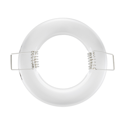 GLOBOSTAR® DELTA 77807 Χωνευτή Βάση για Σποτ MR16 με Ντουί GU10/GU5.3 IP20 - Λευκό - Μ8.3 x Π8.3 x Υ3.1cm / Q6cm