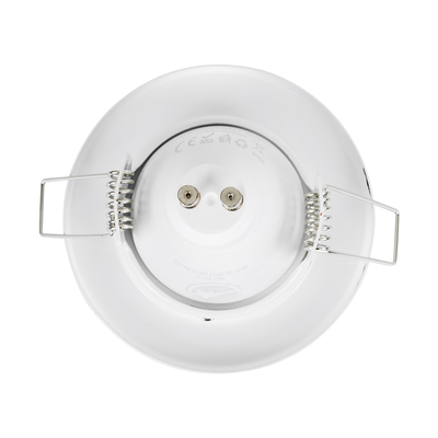 GLOBOSTAR® DELTA 77807 Χωνευτή Βάση για Σποτ MR16 με Ντουί GU10/GU5.3 IP20 - Λευκό - Μ8.3 x Π8.3 x Υ3.1cm / Q6cm