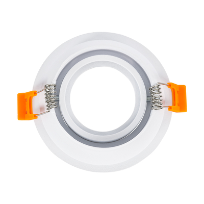 GLOBOSTAR® ALPHA 77830 Χωνευτή Κινούμενη Βάση για Σποτ MR16 με Ντουί GU10/GU5.3 IP20 - Λευκό - Μ9.4 x Π9.4 x Υ4.2cm / Q8.3cm