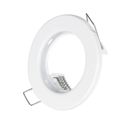 GLOBOSTAR® DELTA 77807 Χωνευτή Βάση για Σποτ MR16 με Ντουί GU10/GU5.3 IP20 - Λευκό - Μ8.3 x Π8.3 x Υ3.1cm / Q6cm