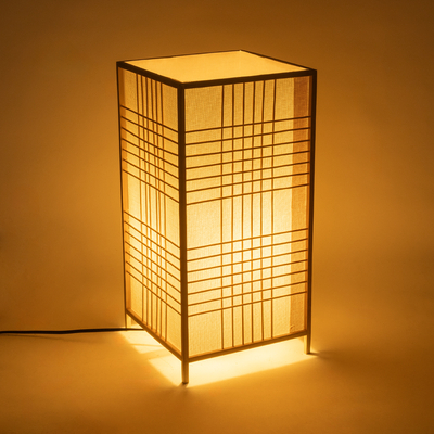 GLOBOSTAR® JUNIE 01997 Boho Επιδαπέδιο Φωτιστικό με Ντουί 1 x E27 AC 220-240V IP20 - Μπεζ - Μ20 x Π20 x Υ40cm