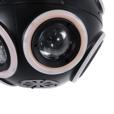 GloboStar® 51197 LIFT BALL Επαγγελματικό Φωτιστικό Ειδικών Εφέ Φ25cm KINETIC BALL MATRIX PIXEL Super BEAM Light CREE LED 4in1 300W - 10 x 20W LED COB Chips RGBW & 10 x 20W LED COB Chips Ultra Gold Warm White 2200K - Μέγιστο Μήκος Ανύψωσης 6 Μέτρα - AC 220V-240V DMX512 Display on Body - Μαύρο - Μ26 x Π6.5 x Υ32cm - 2 Χρόνια Εγγύση