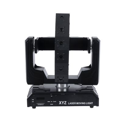 GloboStar® HADES 51199 Επαγγελματική Κινούμενη Ρομποτική Μπάρα Super LASER BEAM Light 150W - 6 x 1W Laser - 300mW RED/638nm - 100mW GREEN/531nm - 600mW BLUE/442nm - AC 220V-240V IP20 3in1 RGB DMX512 - Μ36 x Π25 x Υ46cm - 2 Χρόνια Εγγύηση