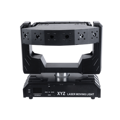 GloboStar® HADES 51199 Επαγγελματική Κινούμενη Ρομποτική Μπάρα Super LASER BEAM Light 150W - 6 x 1W Laser - 300mW RED/638nm - 100mW GREEN/531nm - 600mW BLUE/442nm - AC 220V-240V IP20 3in1 RGB DMX512 - Μ36 x Π25 x Υ46cm - 2 Χρόνια Εγγύηση