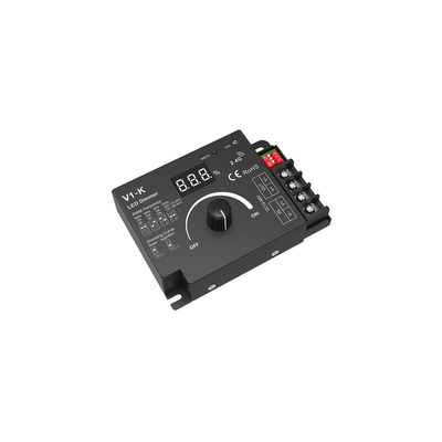 GLOBOSTAR® SKYDANCE-V1-K 73117 Dimmer με 1 x 20A 480W Κανάλι DC 12-48V 20A 480W Max IP20 - PWM - RF2.4Ghz - Μ10.7 x Π7.5 x Υ3.8cm - 5 Χρόνια Εγγύηση