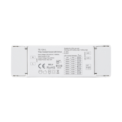 GloboStar® 73132 TE-12A-L SKYDANCE AC Triac Dimmable Constant Current LED Driver 1 Κανάλι AC 200-240V 1 x 0.15A 12W - Max 0.15A 12W - IP20  Μ11.1 x Π3.7 x Υ2cm - 5 Χρόνια Εγγύηση