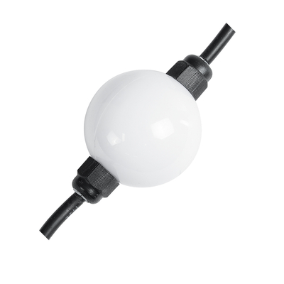 GloboStar® 73722 Digital Pixel Addressable Facade Module Chain String with 20 Spots - Ψηφιακή Αλυσίδα - Γιρλάντα με 20 Σποτ LED SMD 3535 30W 60LED 20PIXEL SPI/TTL Protocol IC WS2811/SM16703P 1300lm 360° DC 24V Αδιάβροχο IP67 Πολύχρωμο RGB - Φ5 x Μ460cm - 3 Χρόνια Εγγύηση