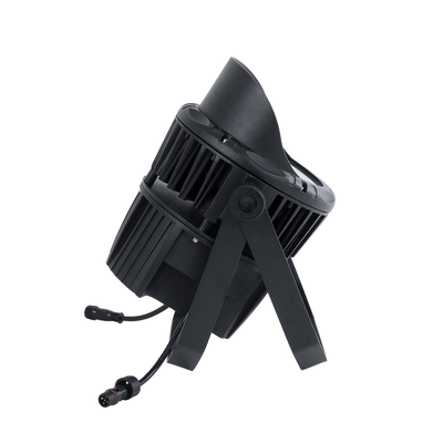 GLOBOSTAR® FLOODKARA 90820 Προβολέας Σποτ Wall Washer με Αντιθαμβωτική Γρίλια LED 54W 5940lm 5° DC 24V Αδιάβροχο IP67 Πολύχρωμο RGBW Dimmable DMX512 - CREE XPE Chip - Γκρι Ανθρακί - Μ28 x Π32 x H27cm - 3 Χρόνια Εγγύηση