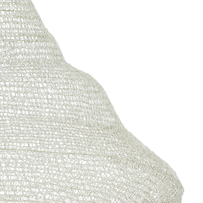 GLOBOSTAR® KENTUCKY 01877 Vintage Κρεμαστό Φωτιστικό Οροφής με Ντουί 1 x E27 AC 220-240V IP20 - Λευκό - Μ80 x Π80 x Υ140cm