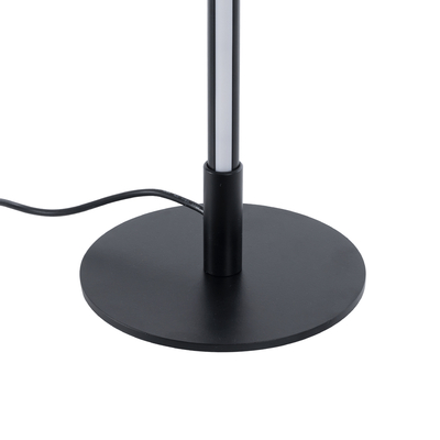 GloboStar® DALUMA 60467 Επιτραπέζιο Φωτιστικό LED CCT 8W 880lm 200° AC 220-240V - All In One Ψυχρό 6000k+Φυσικό 4500k+Θερμό 2700k Μ15 x Π15 x Υ46cm - Mαύρο - 3 Χρόνια Εγγύηση