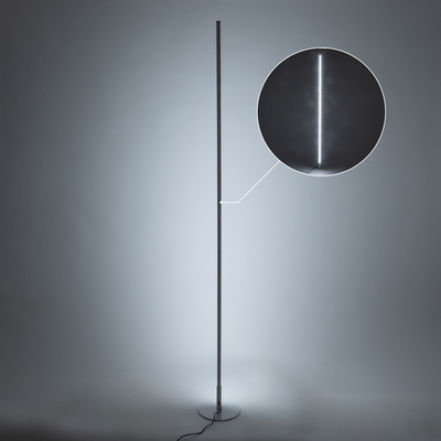 GloboStar® DALUMA 60471 Μοντέρνο Επιδαπέδιο Φωτιστικό LED 24W 2640lm 200° AC 220-240V IP20 Ρυθμιζόμενο Λευκό CCT από 2700K έως 6000K - Λευκό - Μ18 x Π18 x Υ160cm - 3 Χρόνια Εγγύηση