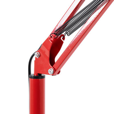 GLOBOSTAR® AUDREY 01470 Vintage Επιδαπέδιο Φωτιστικό με Ντουί 1 x E27 AC 220-240V IP20 - Κόκκινο - Μ15 x Π15 x Υ190cm