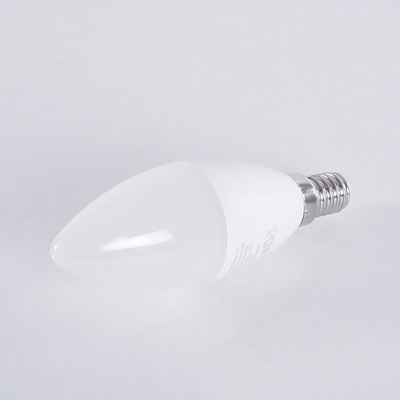 GLOBOSTAR® SMARTME 60488 Λάμπα Κεράκι E14 C37 Smart Home WiFi με Λειτουργία μέσω Tuya APP LED 5.5W 550lm 260° AC 220-240V IP20 Πολύχρωμο RGBW+WW Dimmable - Bridgelux Chip - Μ3.7 x Π3.7 x Υ11cm - 3 Χρόνια Εγγύηση