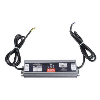 GLOBOSTAR® LUMISPLASH 60964 Τροφοδοτικό/Μετασχηματιστής Class II SELV 150W 6.25A DC 24V Αδιάβροχο IP68 - AC 220-240V σε DC 24V - Μ20 x Π5.5 x Υ2.5cm - 3 Χρόνια Εγγύηση