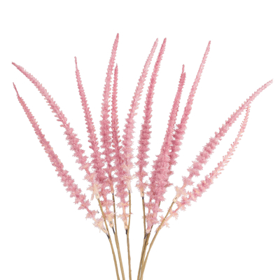 GloboStar® Artificial Garden PALE PINK SAGE BOUQUET 21090 Τεχνητό Διακοσμητικό Μπουκέτο Στάχι Απαλό Ροζ Y50cm
