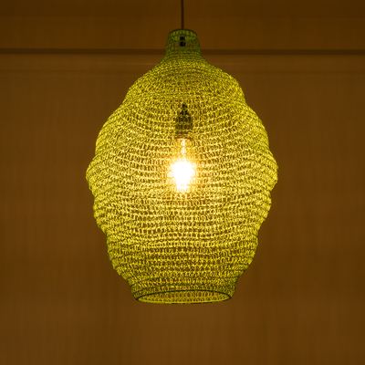 GLOBOSTAR® KENTUCKY 01900 Vintage Κρεμαστό Φωτιστικό Οροφής με Ντουί 1 x E27 AC 220-240V IP20 - Τιρκουάζ - Μ40 x Π40 x Y60cm