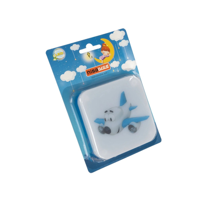 GloboStar® KIDDO 202-0003 Παιδικό Φωτιστικό Νυκτός LED 1W 95lm 120° AC220-240V IP20 Ψυχρό Λευκό 6000K - Μ5.5 x Π5.5 x Υ8cm - 2 Χρόνια Εγγύηση