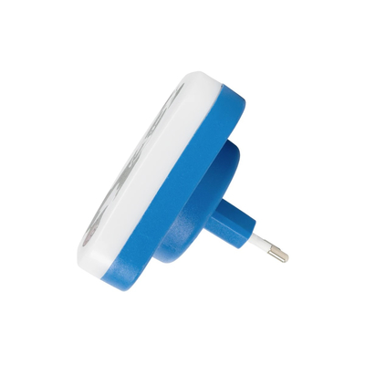 GloboStar® KIDDO 202-0007 Παιδικό Φωτιστικό Νυκτός LED 1W 95lm 120° AC220-240V IP20 Ψυχρό Λευκό 6000K - Μ5.5 x Π5.5 x Υ8cm - 2 Χρόνια Εγγύηση