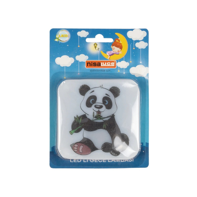 GloboStar® KIDDO 202-0007 Παιδικό Φωτιστικό Νυκτός LED 1W 95lm 120° AC220-240V IP20 Ψυχρό Λευκό 6000K - Μ5.5 x Π5.5 x Υ8cm - 2 Χρόνια Εγγύηση