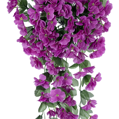 GloboStar® Artificial Garden HANGING CALIBRACHOA BRANCH 21064 Διακοσμητικό Κλαδί Καλιμπραχόα  Φ25 x Υ90cm