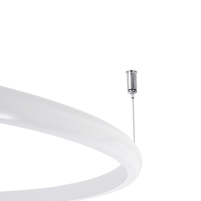 GLOBOSTAR® VERONA 61224 Μοντέρνο Φωτιστικό Οροφής LED 36W 4032lm 360° AC 220-240V IP20 Ρυθμιζόμενο Λευκό CCT με On/Off 2700K/4500K/6000K - Lumileds SMD Chip - Λευκό Ματ - Μ60 x Π60 x Υ23cm - 3 Χρόνια Εγγύηση