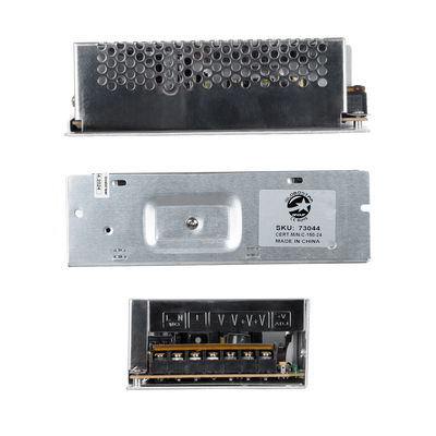 GLOBOSTAR® LUMIVOLT 73044 Τροφοδοτικό/Μετασχηματιστής PELV 150W 6.25A DC 24V IP20 - AC 220-240V σε DC 24V / Ρυθμιζόμενo από DC 21.6V έως DC 28.8V - Μ16 x Π10 x Υ4.8cm - 3 Χρόνια Εγγύηση