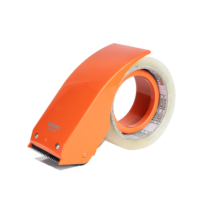 GLOBOSTAR® PACKAGING 79950 Επαγγελματική Μηχανή για Αυτοκόλλητη Ταινία Συσκευασίας Φάρδους έως 5.5cm & Μήκους έως 150 Μέτρων - Πορτοκαλί - Μ8.5 x Π8.5 x Υ9cm