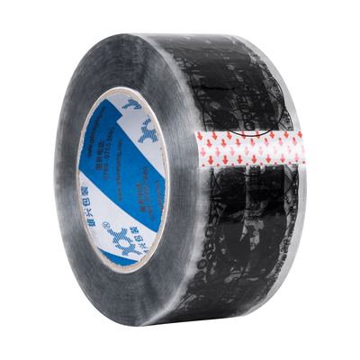 GLOBOSTAR® PACKAGING 79960 Αυτοκόλλητη Ταινία Συσκευασίας Υψηλής Ποιότητας Φάρδους 5.5cm & Μήκους 150 Μέτρων - Διάφανο & Μαύρο - GLOBOSTAR & ALIEN Design - Μ15000 x Π5.5 x Υ0.01cm