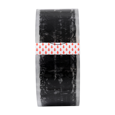 GLOBOSTAR® PACKAGING 79960 Αυτοκόλλητη Ταινία Συσκευασίας Υψηλής Ποιότητας Φάρδους 5.5cm & Μήκους 150 Μέτρων - Διάφανο & Μαύρο - GLOBOSTAR & ALIEN Design - Μ15000 x Π5.5 x Υ0.01cm