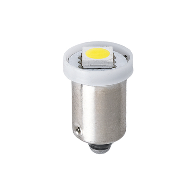 GLOBOSTAR® BA9S-T4W 81282 Λάμπα Ba9S T4W LED 0.3W 30lm 120° DC 12V IP20 Ψυχρό Λευκό 6000K - 1 x Epistar SMD5050 Chip - Μ1.1 x Π1.1 x Υ1.6cm - 1 Χρόνο Εγγύηση