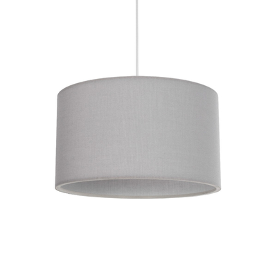 GLOBOSTAR® LOFTY 204-0093 Μοντέρνο Κρεμαστό Φωτιστικό Οροφής με Ντουί 1 x E27 AC 220-240V IP20 - Γκρι - Μ38 x Π38 x Υ26cm