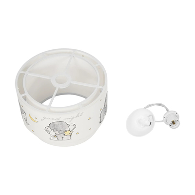 GLOBOSTAR® ELEPHANT 204-0002 Παιδικό Κρεμαστό Φωτιστικό Οροφής με Ντουί 1 x E27 AC 220-240V IP20 - Πολύχρωμο - Μ30 x Π30 x Υ24cm
