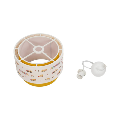 GLOBOSTAR® EXCAVATOR 204-0005 Παιδικό Κρεμαστό Φωτιστικό Οροφής με Ντουί 1 x E27 AC 220-240V IP20 - Πολύχρωμο - Μ30 x Π30 x Υ24cm