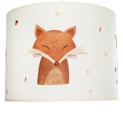 GLOBOSTAR® OWL 204-0017 Παιδικό Κρεμαστό Φωτιστικό Οροφής με Ντουί 1 x E27 AC 220-240V IP20 - Πολύχρωμο - Μ28 x Π28 x Υ24cm