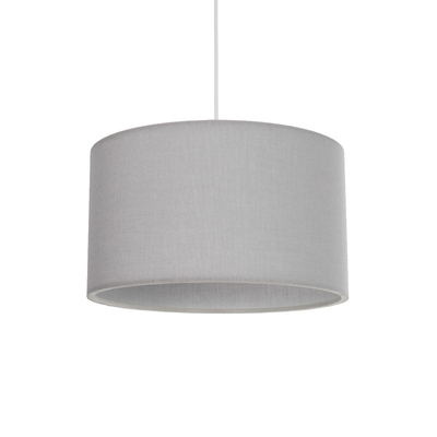 GLOBOSTAR® LOFTY 204-0093 Μοντέρνο Κρεμαστό Φωτιστικό Οροφής με Ντουί 1 x E27 AC 220-240V IP20 - Γκρι - Μ38 x Π38 x Υ26cm