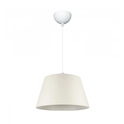 GLOBOSTAR® TRIANGLE 204-0089 Μοντέρνο Κρεμαστό Φωτιστικό Οροφής με Ντουί 1 x E27 AC 220-240V IP20 - Λευκό - Μ37 x Π37 x Υ25cm