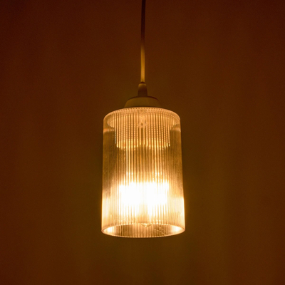 GLOBOSTAR® TORUS 203-0064 Μοντέρνο Κρεμαστό Φωτιστικό Οροφής με Ντουί 1 x E27 AC 220-240V IP20 - Λευκό - Μ10.5 x Π10.5 x Υ18.5cm