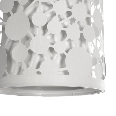 GLOBOSTAR® PETAL 203-0065 Μοντέρνο Κρεμαστό Φωτιστικό Οροφής με Ντουί 1 x E27 AC 220-240V IP20 - Λευκό - Μ23 x Π23 x Υ30cm