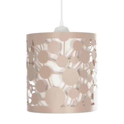 GLOBOSTAR® PETAL 203-0066 Μοντέρνο Κρεμαστό Φωτιστικό Οροφής με Ντουί 1 x E27 AC 220-240V IP20 - Ροζ - Μ23 x Π23 x Υ30cm