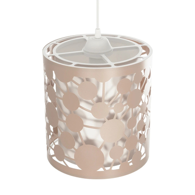 GLOBOSTAR® PETAL 203-0066 Μοντέρνο Κρεμαστό Φωτιστικό Οροφής με Ντουί 1 x E27 AC 220-240V IP20 - Ροζ - Μ23 x Π23 x Υ30cm