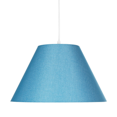 GLOBOSTAR® RIFT 203-0075 Μοντέρνο Κρεμαστό Φωτιστικό Οροφής με Ντουί 1 x E27 AC 220-240V IP20 - Μπλε - Μ35 x Π35 x Υ22.5cm