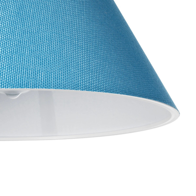 GLOBOSTAR® RIFT 203-0075 Μοντέρνο Κρεμαστό Φωτιστικό Οροφής με Ντουί 1 x E27 AC 220-240V IP20 - Μπλε - Μ35 x Π35 x Υ22.5cm