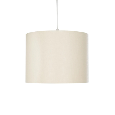 GLOBOSTAR® BLAZE 203-0106 Μοντέρνο Κρεμαστό Φωτιστικό Οροφής με Ντουί 1 x E27 AC 220-240V IP20 - Μπεζ - Μ22 x Π22 x Υ20cm