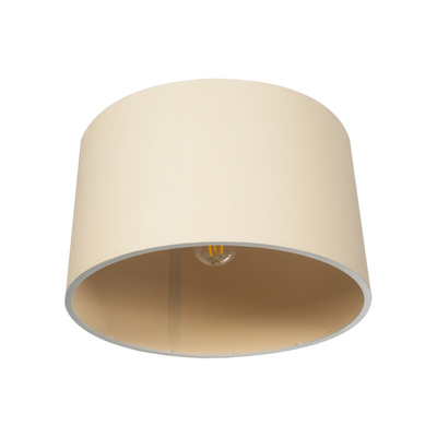 GLOBOSTAR® CILIO 203-0154 Μοντέρνο Φωτιστικό Οροφής με Ντουί 1 x E27 AC 220-240V IP20 - Μπεζ - Μ38 x Π38 x Υ23cm